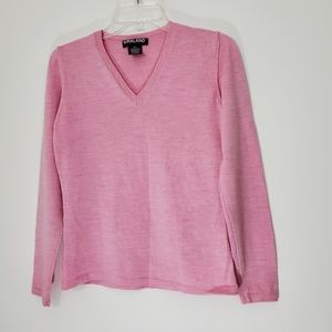 Kirkland Signature Pink V-Neck Sweater